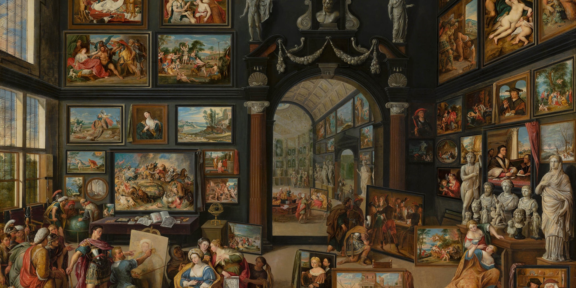 Willem van Haecht Apelles schildert Campaspe