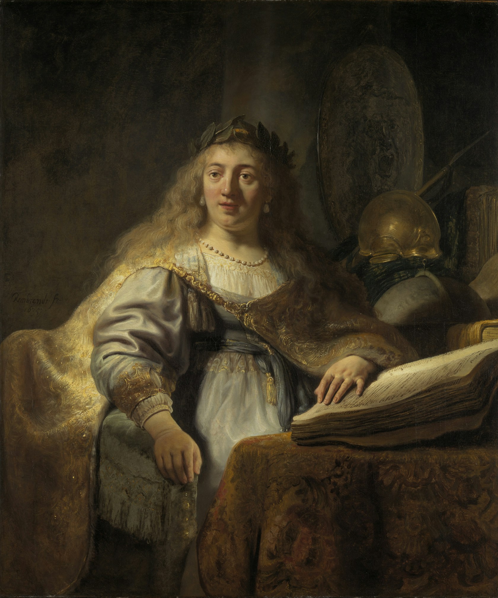 RR 107 Rembrandt van Rijn Minerva in Her Study